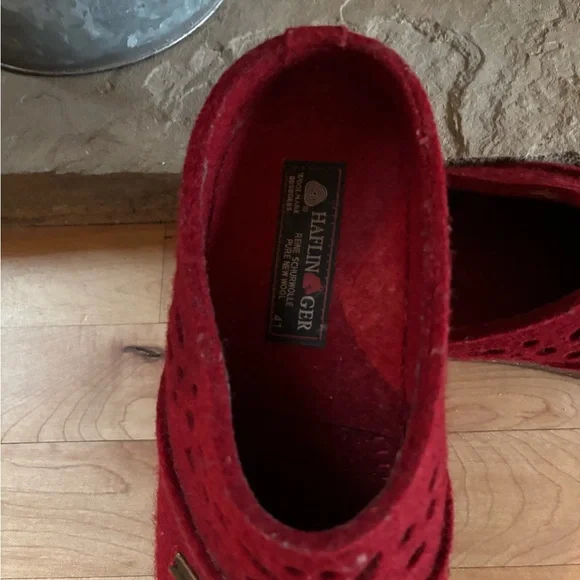 Women's Haflinger Lacey Clog - Chili - Picture 3 of 6